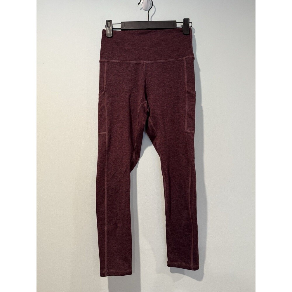 Offline By Aerie Leggings Women Medium Burgundy The Hugger High Rise Travel Yoga